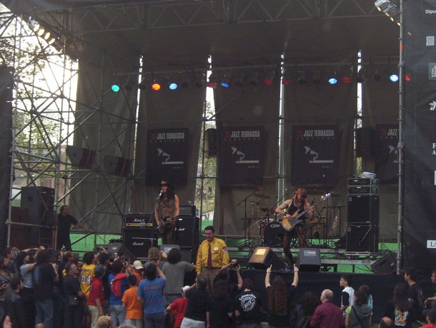 Nótese la cara de acojone del 