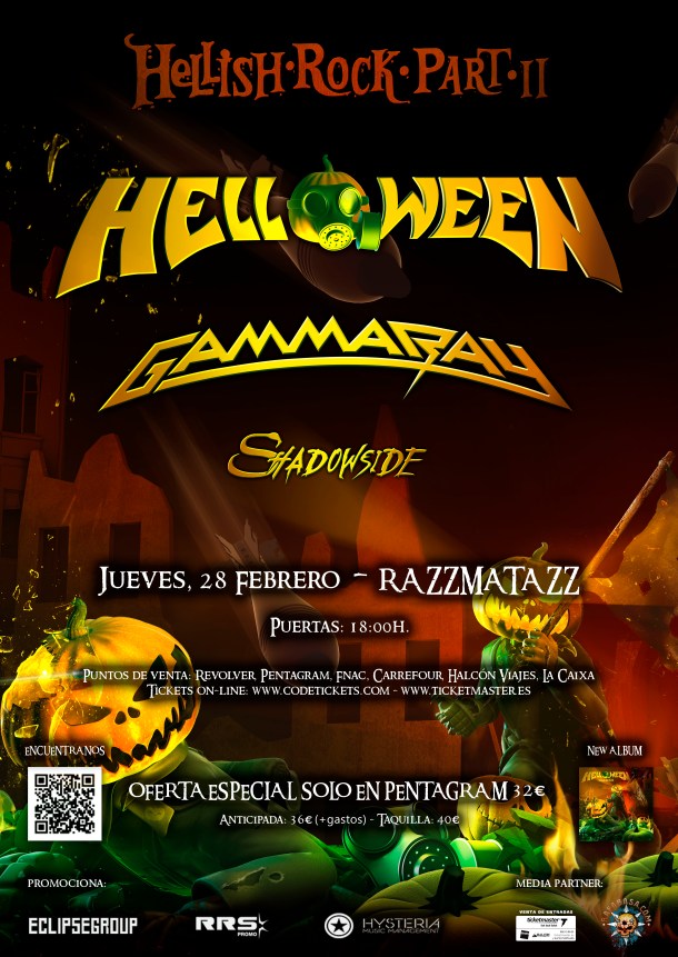 Helloween Gamma Ray Hellshish Tour