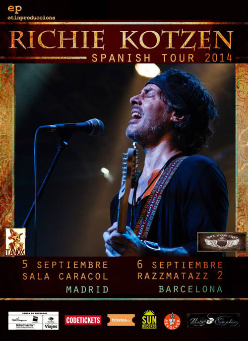Richie Kotzen spanish tour 2014