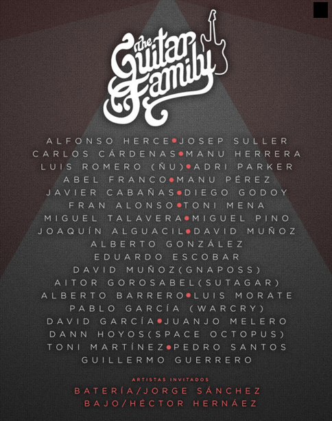 guitar family listado