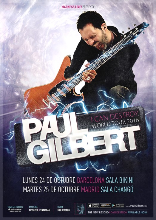 Paul Gilbert 2016