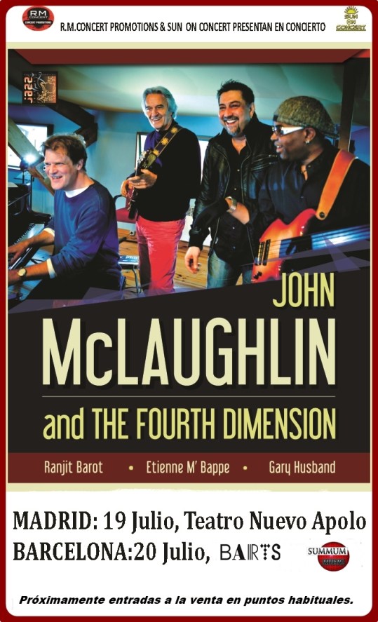 JOHN McLAUGHLIN 2016