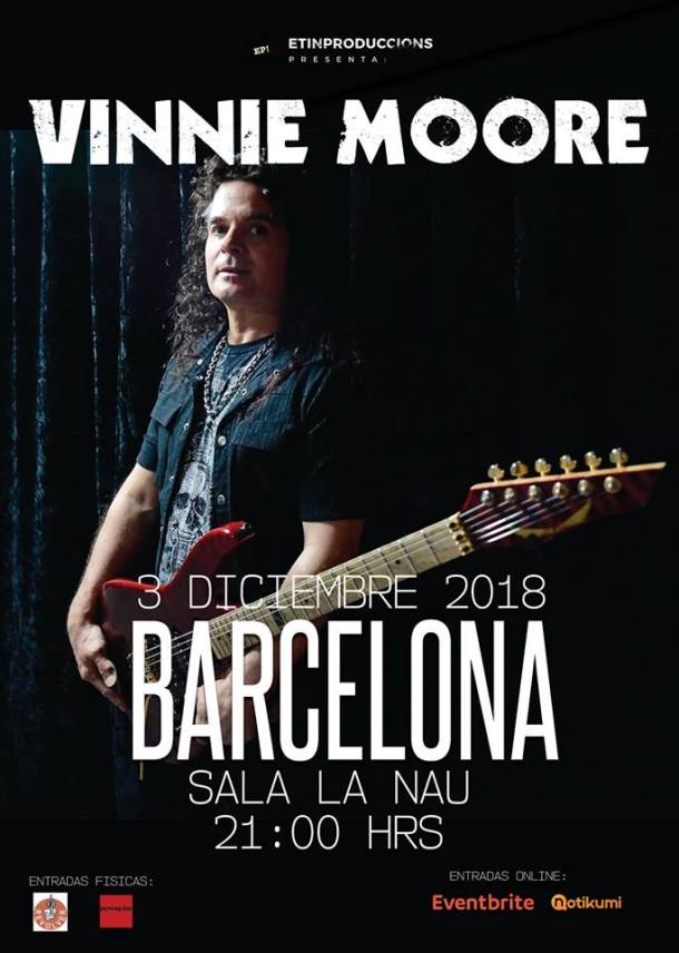 VINNIE MOORE BCN 2018