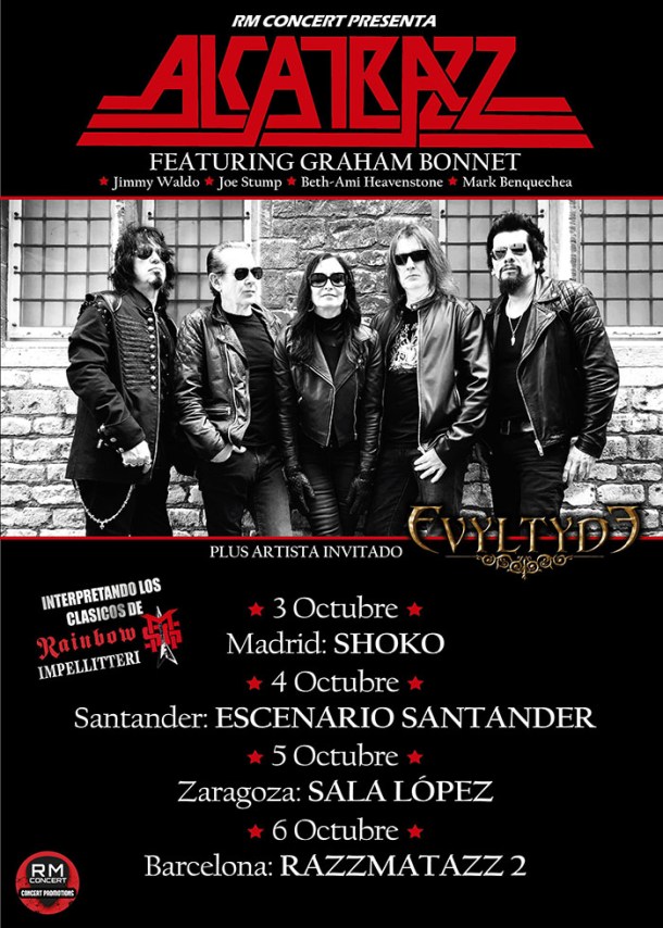 Alcatrazz 2019 UK Tour