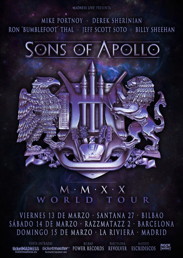 Sons of Apollo 2019