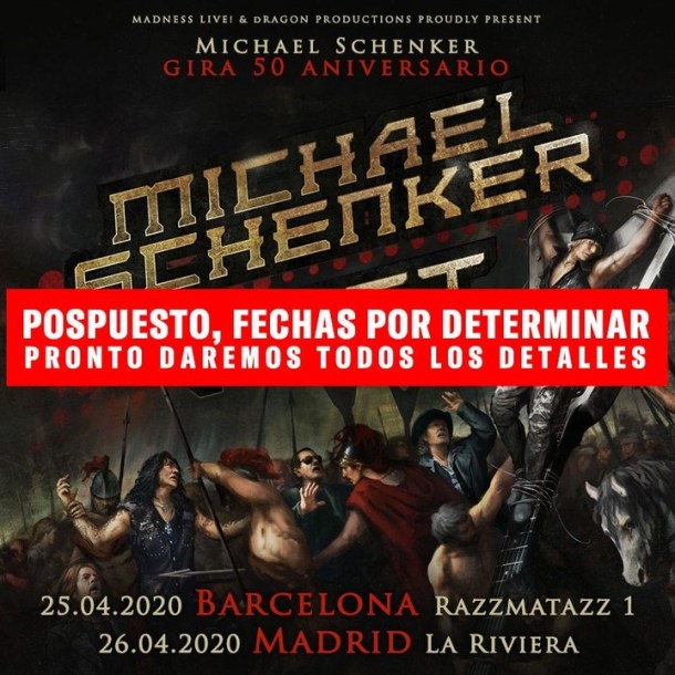 Michael Schenker Fest 2020 pospuesto