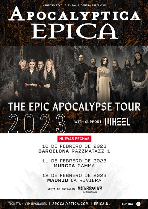Apocalyptica + Epica 2023
