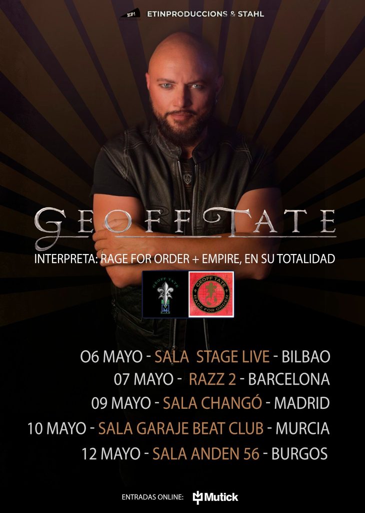 Geoff Tate Spanish Tour '23