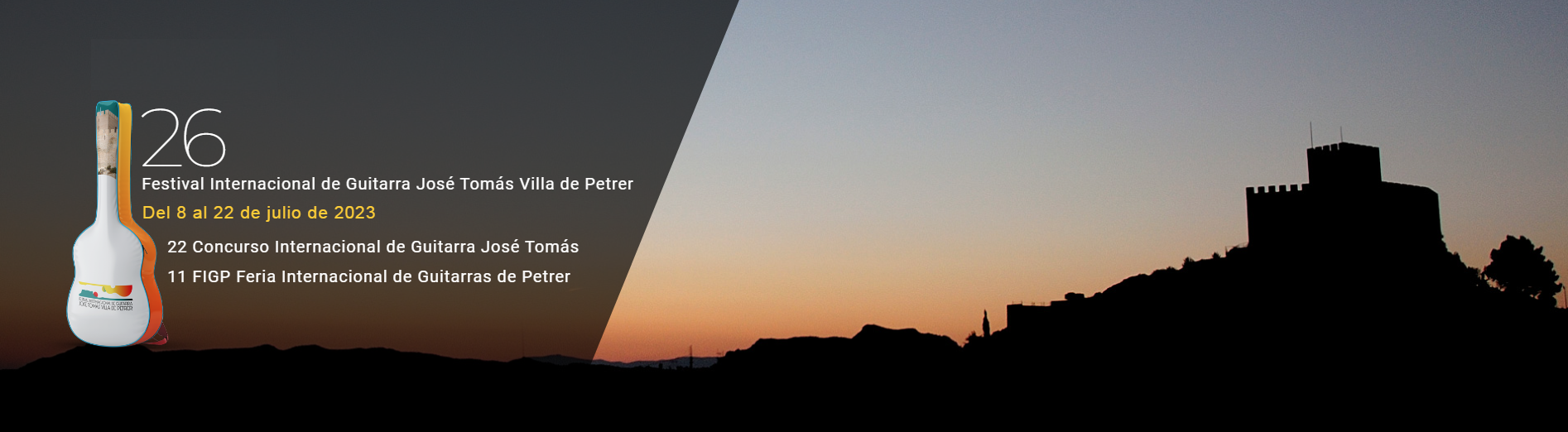 Festival de Guitarra Jose Tomas Villa de Petrer 2023