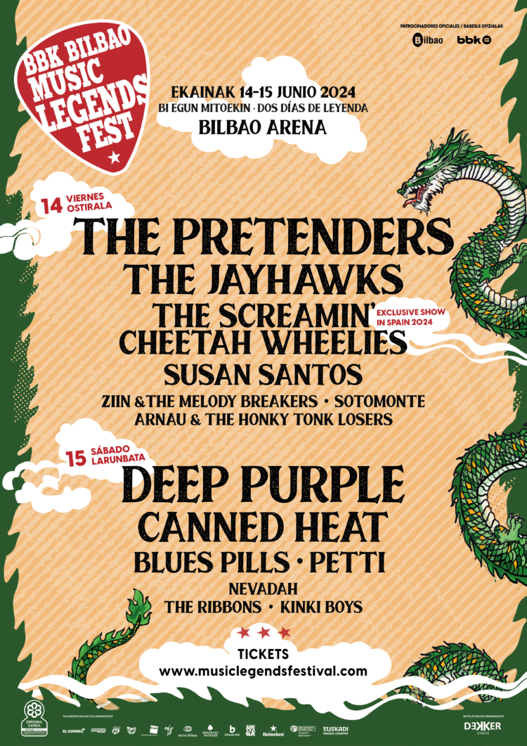 BBK Bilbao Music Legends Fest '24 cartel DEFINITIVO