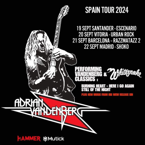 Adrian Vanderberg spain tour 2024