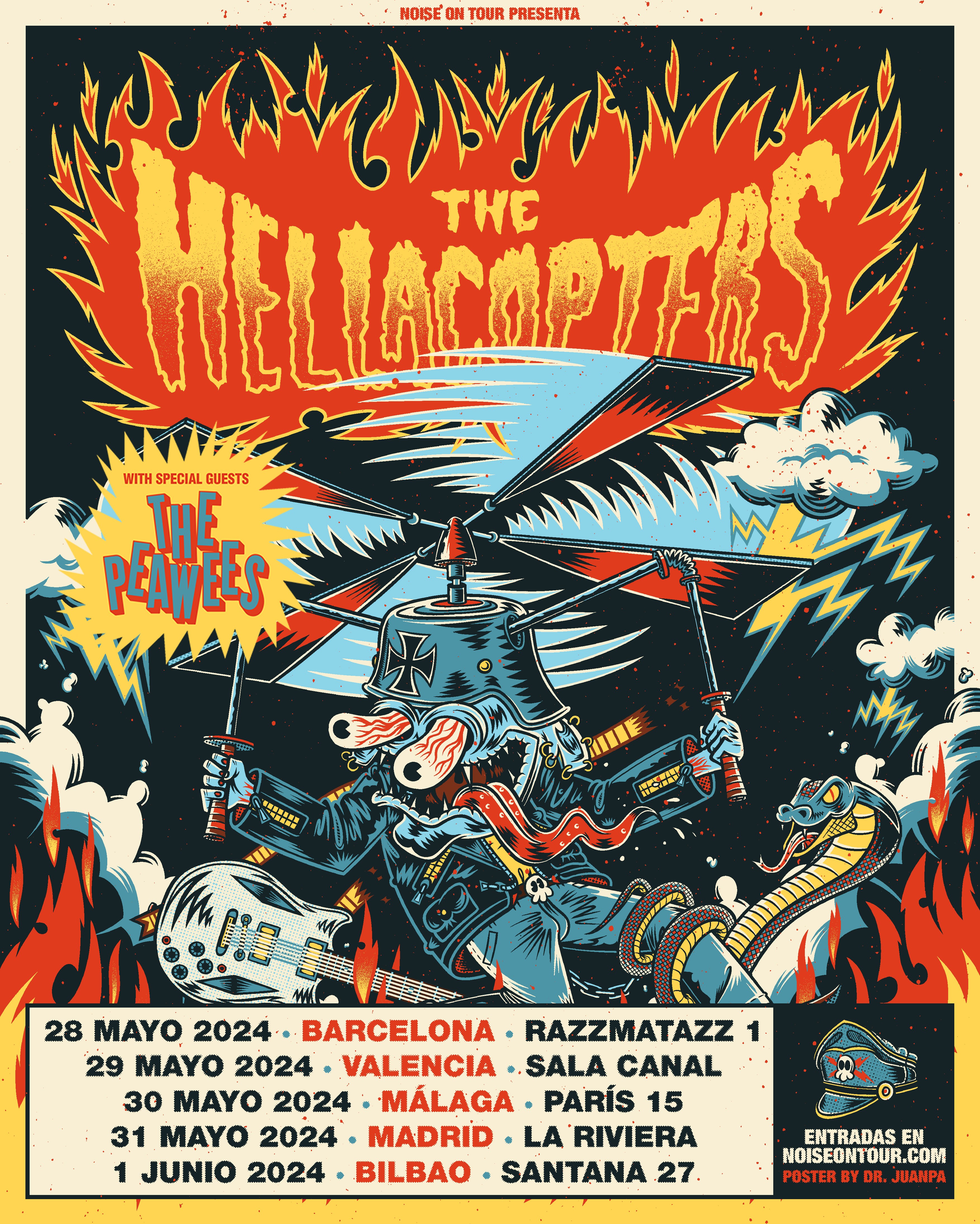 The Hellacopters spain tour 2024