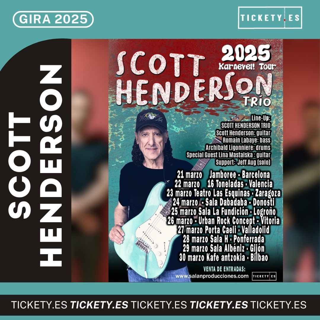 Scott Henderson Trio Spain Tour 2025