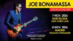 7/11/26 Sábado – Sant Jordi Club – Barcelona, 8/11/26 Domingo – Palacio Vistalegre -Madrid