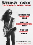 20/10/26 Martes – Villanos – Madrid, 21/10/26 Miércoles – D8 Sorkuntza Faktoria – Bilbao, 22/10/26 Jueves – 16 Toneladas – Valencia